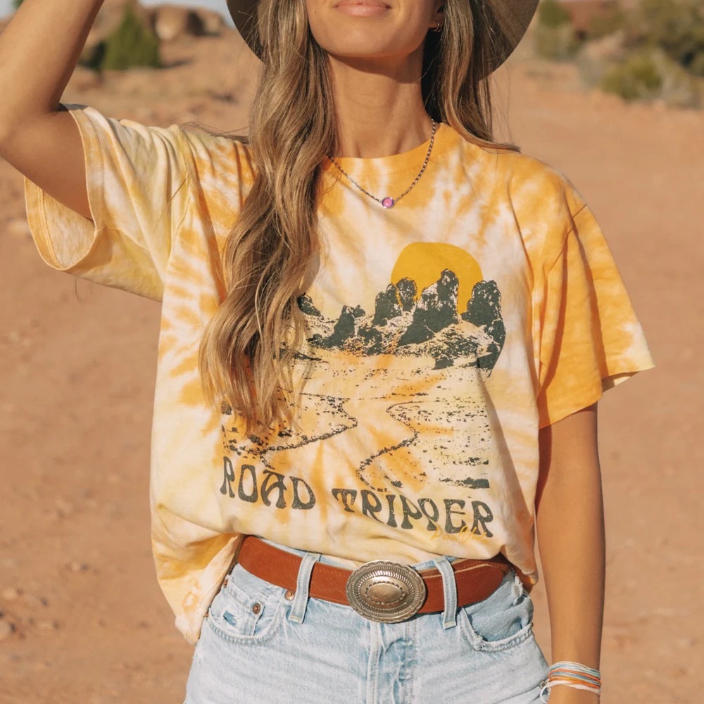 Pura Vida Road Tripper Tee New With Tags